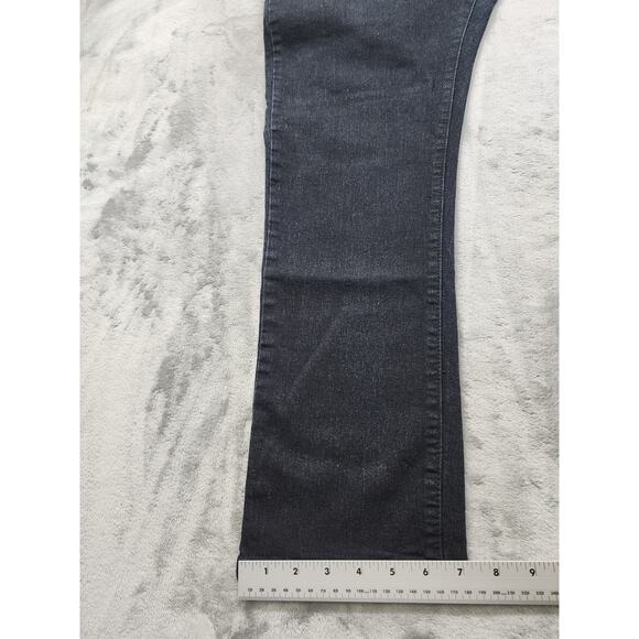 Dots Fashion Mid Rise Slim Straight Leg Jeans Size 22 Blue Dark Wash Stretch - Picture 10 of 11